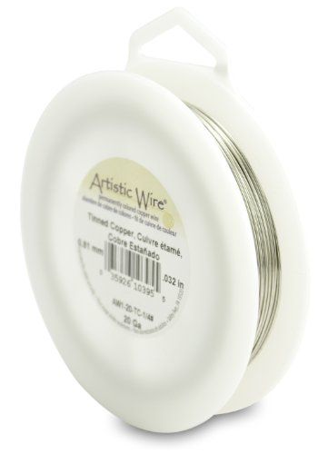 Artistic Wire, 20 Gauge, Tinned Copper, 1/4 Pound (113 Grams) Craft Wire