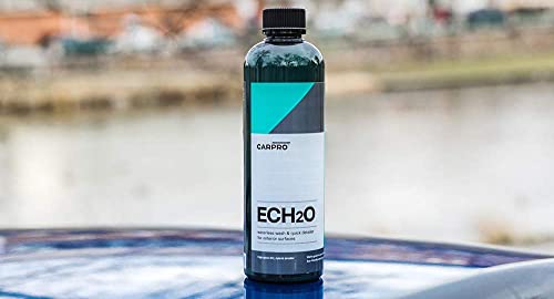 Carpro Ech2O Waterless Wash, High Gloss Detail Spray, Rinse-Less Wash, And Clay Lubricant Concentrate - 500 Ml (17Oz) #TOP5