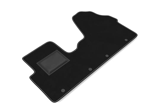 DHCarMats | Tapis de voiture pour Renault Trafic de 2014 à 2024 | Tapis de voiture en moquette antidérapant | Intérieur de l'habitacle - Kit complet avant