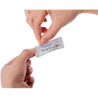 Croing Sinus Rinse All Natural Relief Premixed Refill Packets 160 Count (Pack of 1)