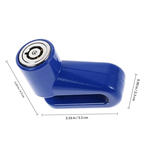 Candado de disco de plástico resistente para bicicleta y moto sin daños 2