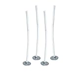 Menge: 10 Stück TrendLight Kerzendochte - Teelichtdochte mit Fuß gewachst 10 Stück 180 mm - Teelichtdocht