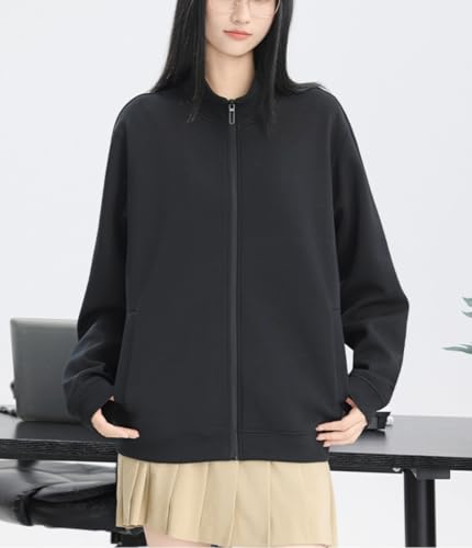 Mens Zip Up Hoodies Full-zip Sweatshirts Unisex Long Sleeve Jackets with Pocket Trendy Winter Hoodie Jackets4