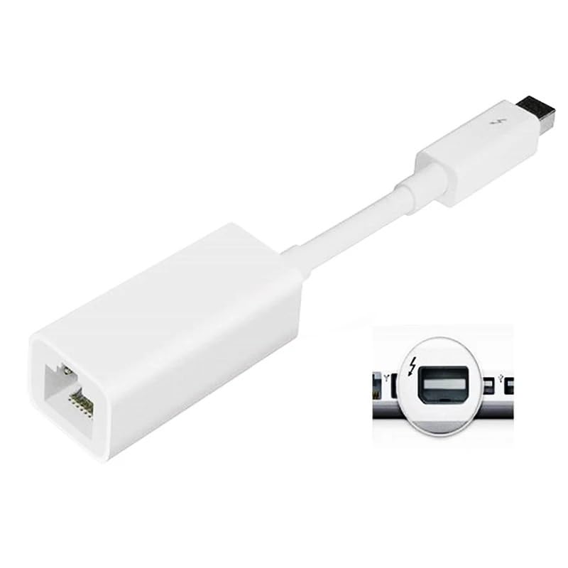 Conjunto De Cable A1433 del Cable RJ45 del Puerto del Relámpago del Convertidor De Thunderbolt 2 Gigabit Ethernet(1pcs)
