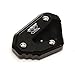 MOWOK Kickstand For Suzuki GSX-R 600 GSX-R 750 GSX-R 1000 R/X GSXR1000 2009-2023 Motorcycle CNC Extension Pad Support Plate Foot Side Stand