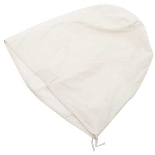 COLLBATH Cotton Nut Brew Bag Reusable Mesh Straining Bag Drawstring for Wine and Cold Brew Large for Effortless Filtering and Homemade Drinks