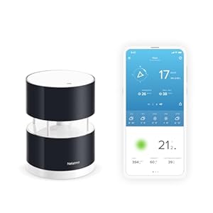 Netatmo Windmesser für Netatmo-Wetterstation, schwarz, NWA01-WW, 16 cm
