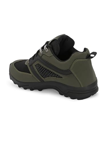 Image of Leo Fitness Outdoor Trekking & Hiking Shoes for Men Waterproof for All-Terrain Grip with Soft Rubber Outsole
