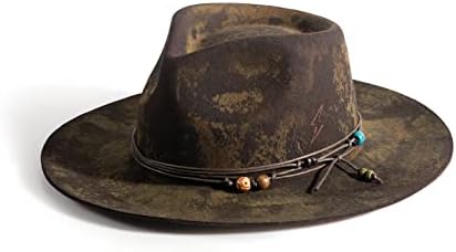 Vintage Fedora Firm Wool Felt Panama 