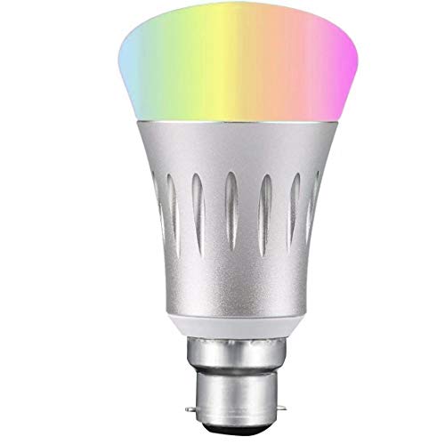 Image of Protium Smart WiFi RGB Bulb, Compatible with Alexa Google Home and IFTTT (7W), Silver