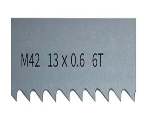 Lame de scie à ruban 1511 mm outil de coupe 13 mm 6 TPI pour l'artisanat bois et métal