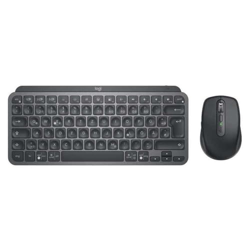 Logitech MX Keys Mini Combo for Business Clavier et Souris sans Fil Compact Technologie Logi Bolt Bluetooth Certifié pour Windows/Mac/Chrome/Linux Graphite