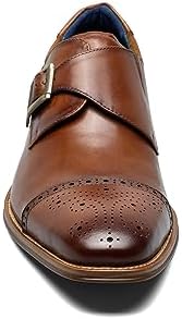 STACY ADAMS Men's, Mathis Cap Toe Monk Strap Cognac | Image 2