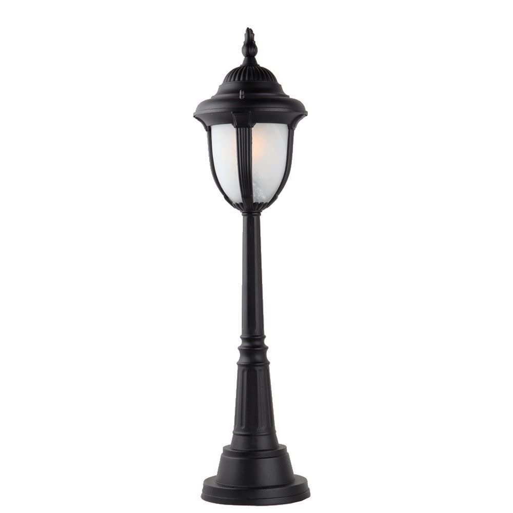 Lámpara exterior resistente al agua con casquillo E27 para la columna del patio moderno