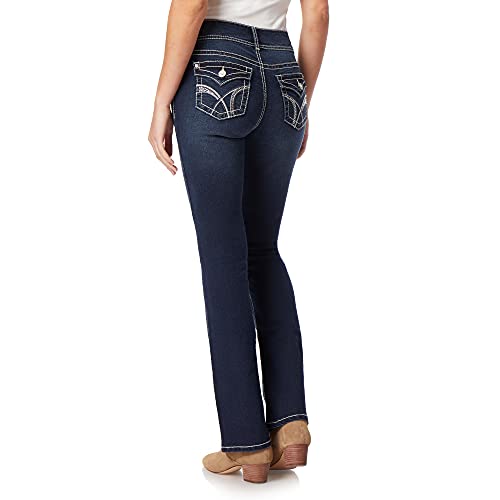 Image of WallFlower Bling Back Pocket Bootcut Jeans for Women, Luscious Curvy Fit, Embellished Mid-Rise Insta Stretch Denim