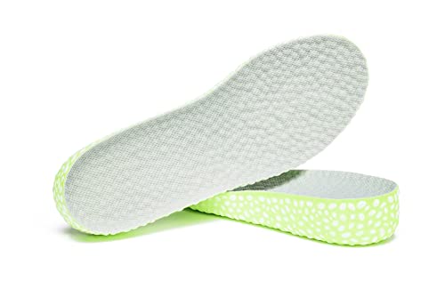 Image of Height Increase Insoles E-TPU Technology Popcorn Rebound Shock Absorbant Lightweight Elevator Insert - 1.4 Inch /3.5cm Taller - CALTO IK302 - Large (Pack of 2)