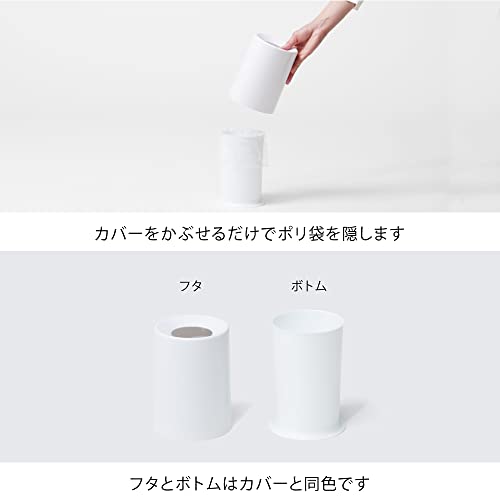Caneca de Basura Mini Tubelor 1.2 L Blanca miniatura 4