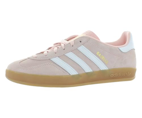 adidas Tênis feminino Gazelle Indoor, Core Pink/Sandy Pink-Pink, 36