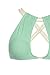 CUPSHE Fashion Women’s Hot Peppermint Wind Bikini Set Beach Swimwear Bathing Suit (M) Green
