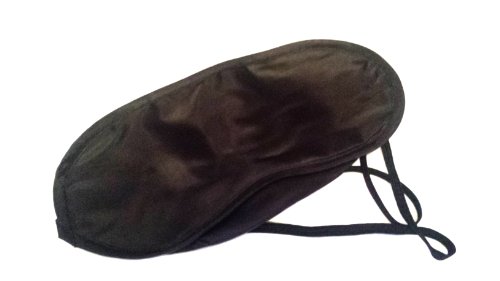 1 x Blindfold Black Sleeping Night Time Eye Mask Training Individually Sealed By AoE Performance
