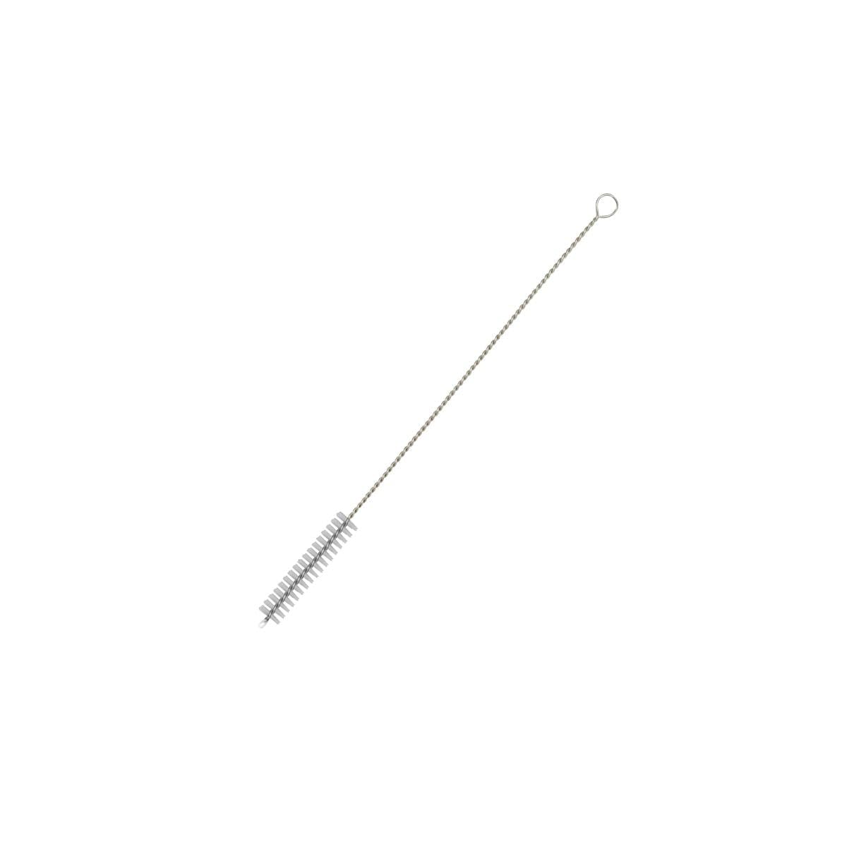 Fackelmann 54896 Cleaning Brush for Straw, Fine and Long Brush, Straw Brush, Cleaning Straw, Stainless Steel, Plastic, 24 cm
