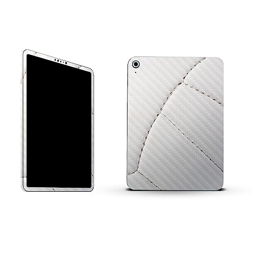 Image of MightySkins Carbon Fiber Skin Compatible with Apple iPad 10.9 inch 10th Gen (2022) Full Wrap Kit - Volleyball Closeup | Protective, Durable Textured Carbon Fiber Finish | Easy to Apply | Made in The USA