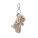 Jellycat Bashful Beige Bunny Bag Charm, 3.5 inches - Rabbit & Bunny Plush Keychain - Great Gift Idea