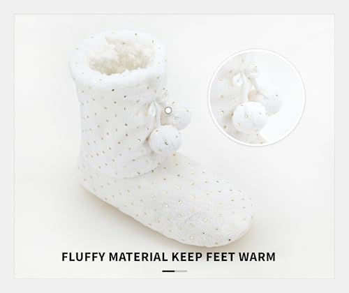 Image of Panda Bros Women's Bootie Slipper Socks, Non-Slip Gripper House Socks