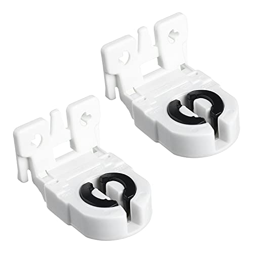 Othmro 2Pcs T8/T12 Fluorescent Light Holder G13 Base Single Head Tombstone Lamp Socket Ac 500V 2A For Led Fluorescent Tube #TOP6