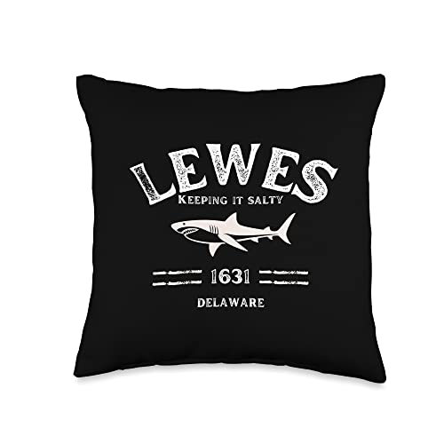 Lewes Beach Delaware, First Town in the First State Throw Pillow