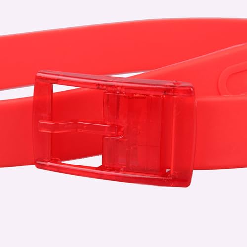 Simple Adult Unisex Waist Belt Matte Vintage Buckle Silicone Fashion Rectangle Buckle Belt for Security Checking2