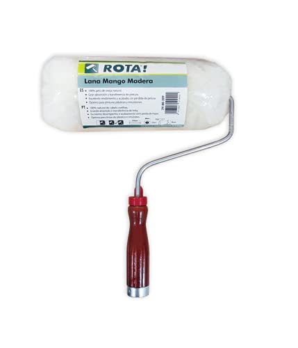 CIRET - RODILLO 100% LANA MANGO MADERA 22 CM Cover