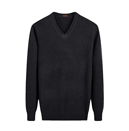 Pull en cachemire double épaisseur pour homme chaud et doux