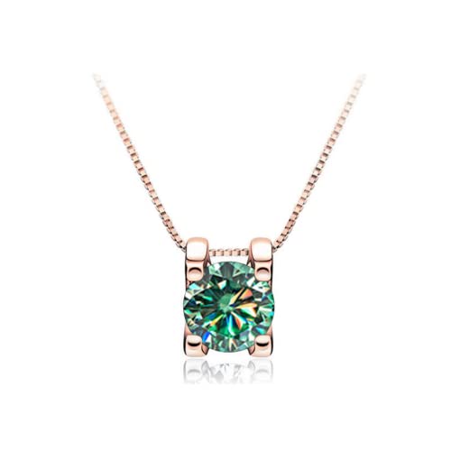 Pendentif colliers moissanite jaune tête de bœuf collier pour femme