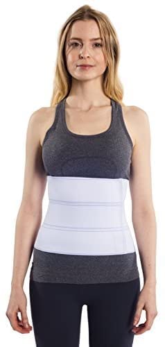 NYOrtho Abdominal Binder Lower Waist Support Belt - Compression Wrap for Men and Women 30" - 45"