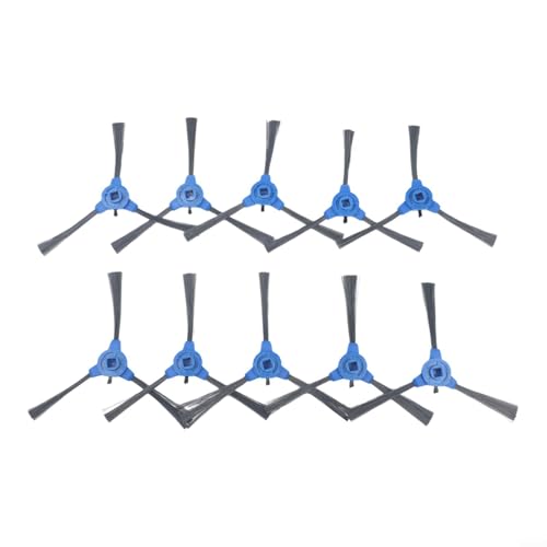Paquete de 10 cepillos laterales de aspiradora robot para Conga Y8 Y80 para Xtreme, cepillo de limpieza de esquinas de cerdas de nailon, accesorios para el hogar
