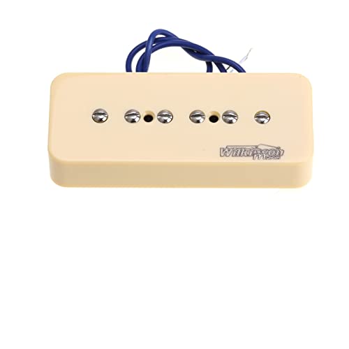 LPエレキギター用クリームアルニコ5P90ブリッジピックアップ ピックアップセット