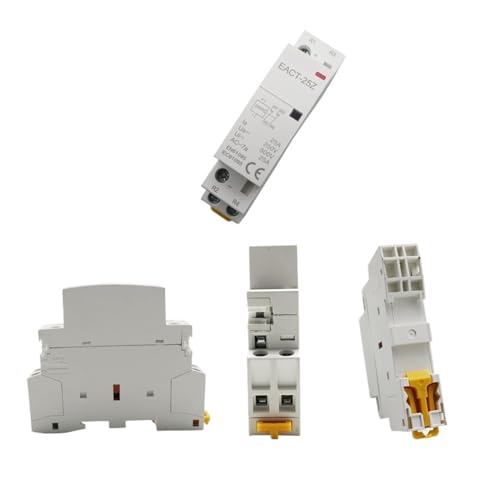 Contactor AC modular de carril DIN 2P 20A 110V con 2NO para control de interruptor en el hogar 4