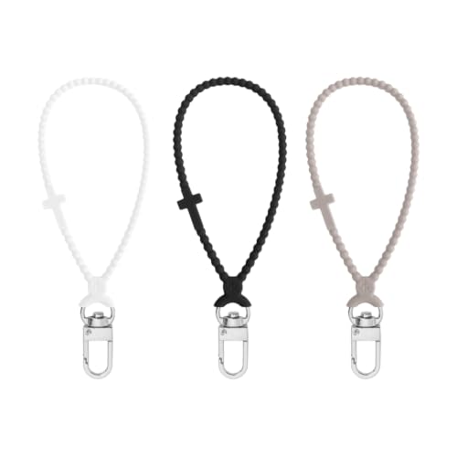 Image of Ryan & Rose Jesus Loop - Cross Keychain Wristlet Keychain Christian Keychain - Keychain Accessories Key Chains Women