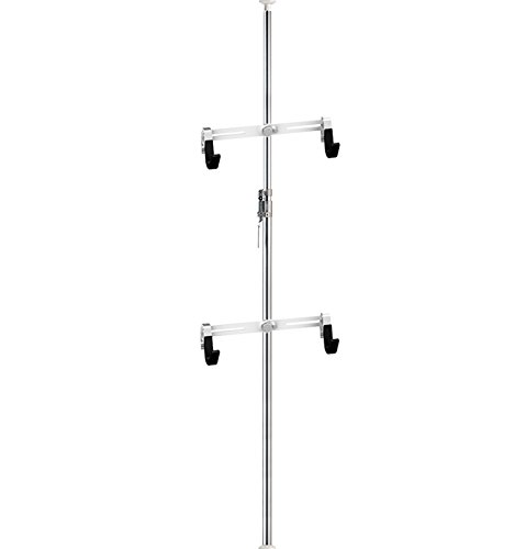 Kupo Display KD-935P Set Freestanding Adjustable 2-Bike Storage Organizer Rack
