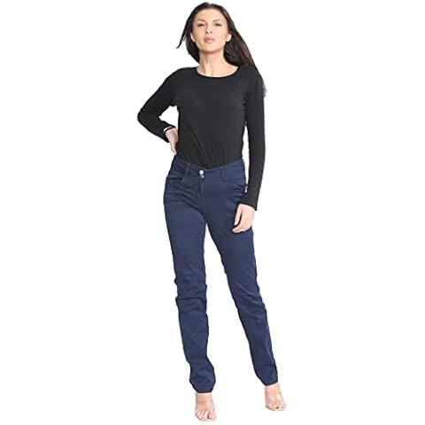 True Face Ladies Straight Leg Jeans with Stretch Cover
