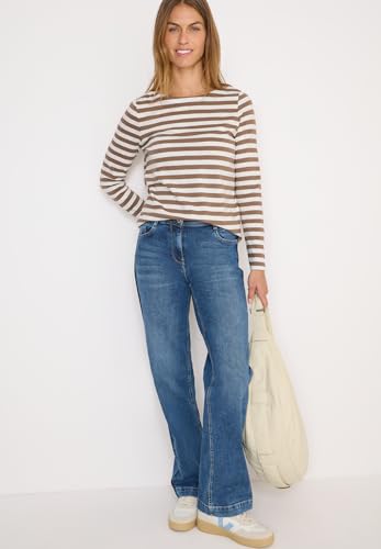 Damen Gestreiftes Basic Shirt