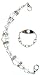 Crystal women's Medical Alert ID Interchangeable Replacement Bracelet