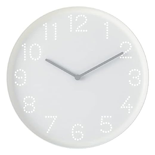 I-K-E-A TROMMA Wall Clock, White 9 ¾ Inches