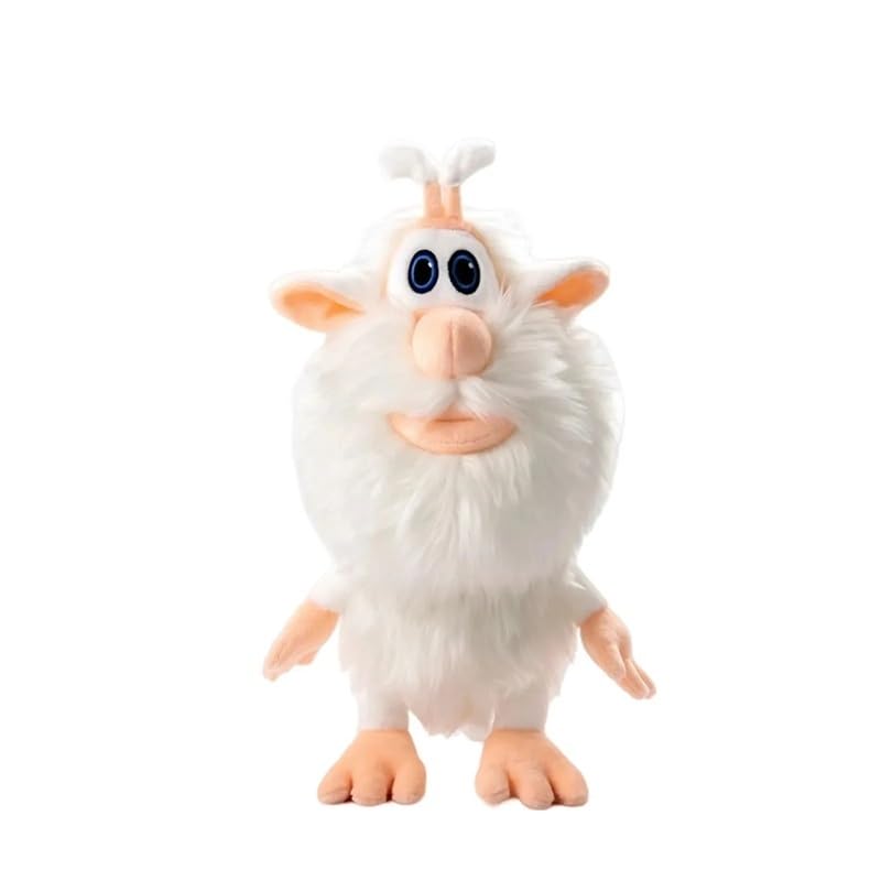 AD-BCrbgen Peluche de Cerdo Blanco de 30 cm, Buba, de Dibujos Animados