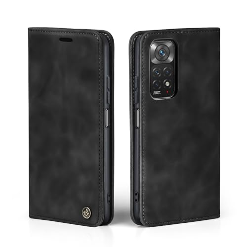 LBH Handyhülle für Xiaomi Redmi Note 11 / 11S in Schwarz mit Karten- und...
