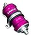 Fuelab 84830-4-8-6 In-Line Fuel Filter, Standard Length, 8AN Inlet/-6AN Outlet, 6 micron