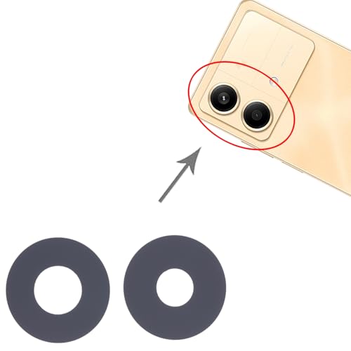 Image of Original Back Camera Lens Glass Replacement, Tworld Back Camera Lens Glass for Xiaomi Poco X6 Neo (MZB0GGWIN, 2312FRAFDI)