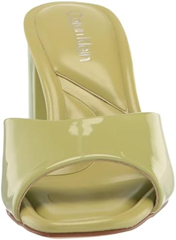 Calvin Klein Women's TOVEN Heeled Sandal, Lime 330, 6 | Image 1
