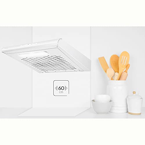 MPM-61-PX-70-Campana-Extractora-Bajo-Mueble-Cocina-60cm-Extractor-Humos-Empotrado-175m3-Evacuacion-al-Exterior-y-Recirculacion-Filtro-de-Carbono-Opcional-3-Velocidades-Extraccion-LED-Blanca